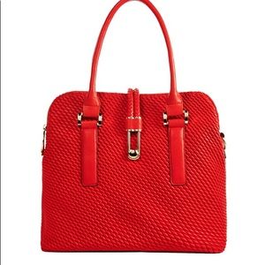 JustFab Globetrotter Bag Red